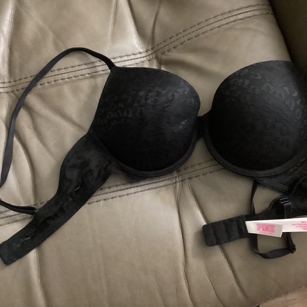 Pink bra